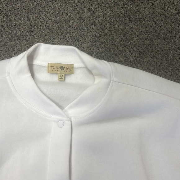 🌸3/$30🌸 TURTLE BAY | snap front fleece jacket White - Picture 3 of 3